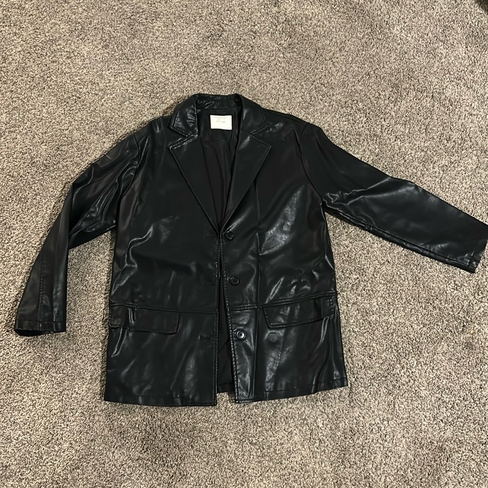 All : Row Leather Jacket